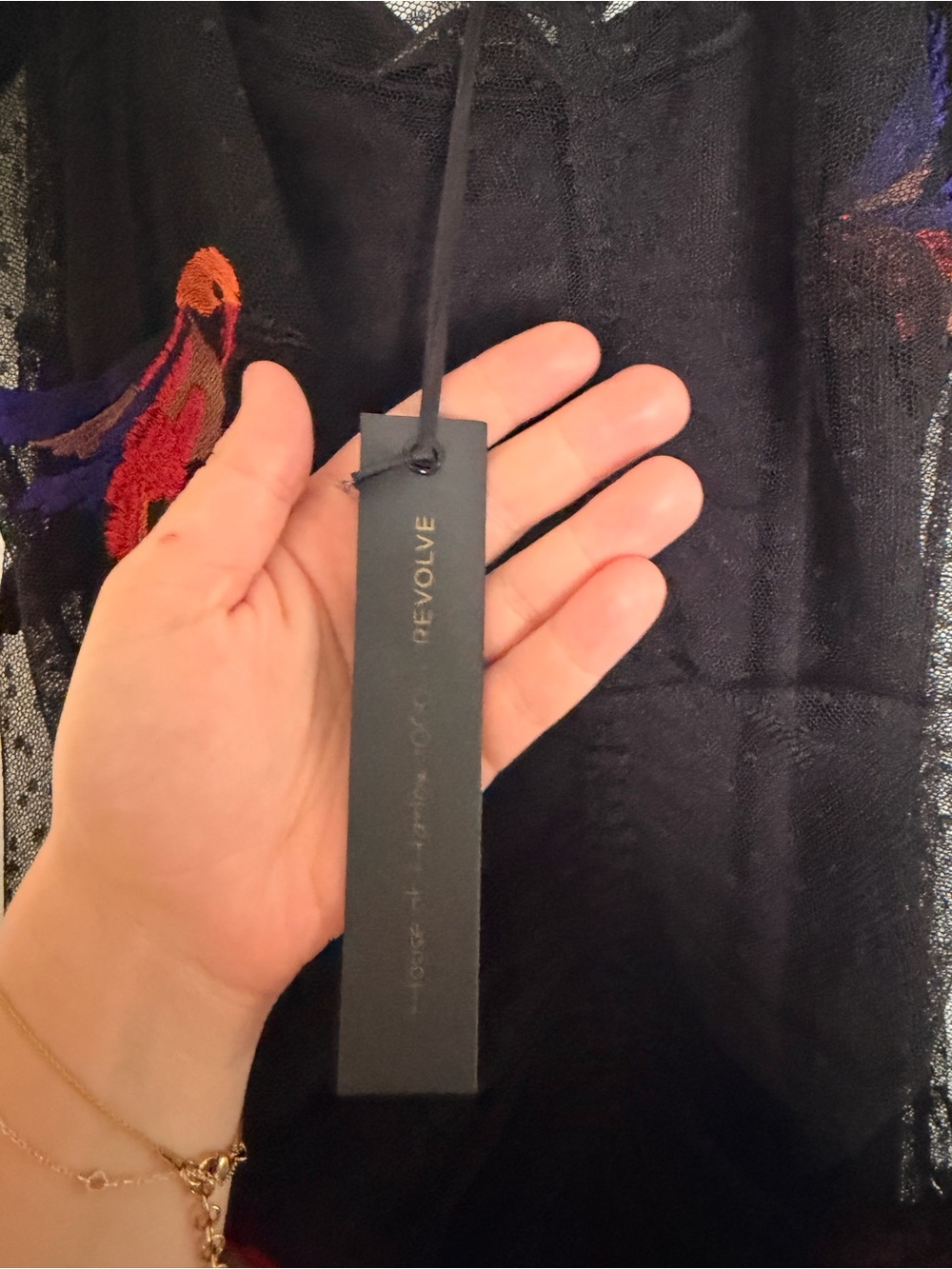 House of Harlow REVOLVE Solange Dress in Noir - Picture 4 of 6